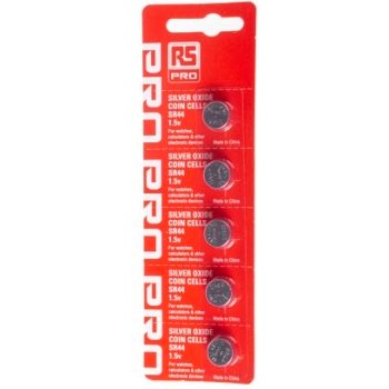 RS PRO SR44 Button Batteries, 1.55V, 11.6mm Diameter