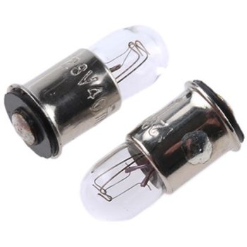 RS PRO Midget Flange Indicator Light, Clear, 28 V, 40 mA, 10000h