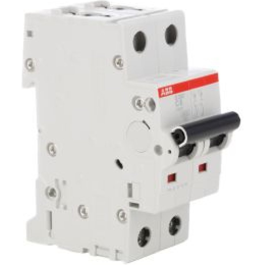 ABB System Pro M Compact S200 MCB, 2P, 6A Curve C, 400V AC, 6 kA Breaking Capacity